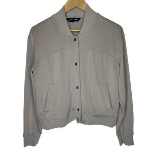 EASE OF MOTION  GREY BOMBER JACKET SIZE MEDIUM
